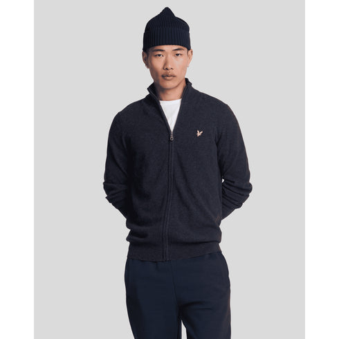Lyle & Scott Cardigan Cardigan Uomo Lambswool Blend Zip M A25-LYLE&SCOTTKN2102V-Z56-M - Francavilla Moda